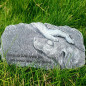 Personalise Pet Name dog Memorial Stone Sleeping Pet Angel Grave Marker Statue