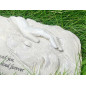 Personalise Pet Name dog Memorial Stone Sleeping Pet Angel Grave Marker Statue