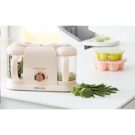 BEABA Babycook Plus 4 in 1 Steam Cooker and Blender, 9.4 cups, Dishwasher Safe,