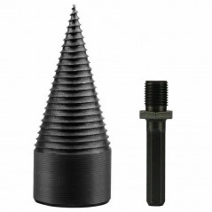 High Speed Twist Firewood Drill Bit Wood Splitter Screw Splitting Cone Driver US