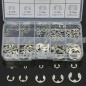 120Pcs 304 Stainless Steel E-Clip Retaining Circlip Assortment Kit 1.5mm to 10mm