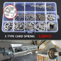 120Pcs 304 Stainless Steel E-Clip Retaining Circlip Assortment Kit 1.5mm to 10mm