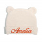 Cute Embroidery Bear Baby boys girls newborn hat personalised mummy daddy unisex