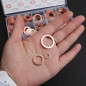 150x Engine Oil Drain Copper Crush Washer Gasket Flat Ring Seal Assorted 15 Size