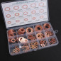 150x Engine Oil Drain Copper Crush Washer Gasket Flat Ring Seal Assorted 15 Size