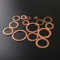 150x Engine Oil Drain Copper Crush Washer Gasket Flat Ring Seal Assorted 15 Size