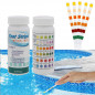 6IN1 Chlorine Dip Pool Test Strips Hot Tub SPA Swimming PH Tester Paper Bottle