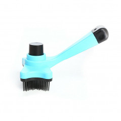 Pet Grooming Brush DeShedding Tool Comb Edge Trimming Dog Cat Fur Removal Rake