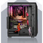 PC Case Gaming Computer Case ATX/MATX/ITX Mid Tower Case, Side Panel