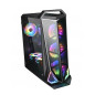 BLACK USB3.0 Steel/ Tempered Glass ATX Mid Tower Gaming Computer PC case