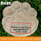 Paw Cat Dog Memorial Stone Grave Paws Marker Name Headstone Garden Pet Memorial