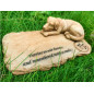 3D-Dog Memorial Stones Garden Stones,Personalized Dog Grave Markers Headstones