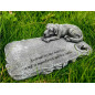 3D-Dog Memorial Stones Garden Stones,Personalized Dog Grave Markers Headstones