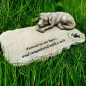 3D-Dog Memorial Stones Garden Stones,Personalized Dog Grave Markers Headstones