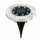 4 x 8LED Solar Power Buried Light Under Ground Outdoor Path Decking Lamp B-White