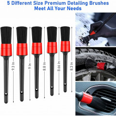 14pcs Car Wheel Brush Set Detailing Kit for Automotive Tire Rim Cleaning Brush