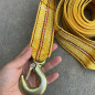 3Tons Car Tow Cable Towing Strap Rope with Hooks Emergency Heavy Duty 13 FT