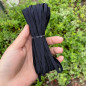 10Yards 1/4 Inch BLACK WHITE Elastic Band Trim for DIY Face Masks