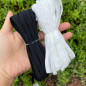 10Yards 1/4 Inch BLACK WHITE Elastic Band Trim for DIY Face Masks