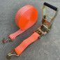 Heavy Ratchet Tie Down Straps Cargo Truck Dual J-Hooks Heavy Duty 32FTx 2"