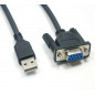 USB 10 FT DB9 9Pin Female to USB 2.0 For Zebra DS457 Fixed Mount Scanner cable