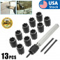 13pcs Double Sided 3/8" Rotary Spot Weld Cutter Remover Drill Bits Cut Welds Kit