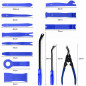 40pc Car Trim Removal Tool Pry Kit Auto Panel Tool Set Radio Removal Tool Kit US