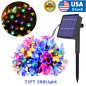 72FT LED Solar String Lights Outdoor Garden Yard Decor Lamp Waterproof Light