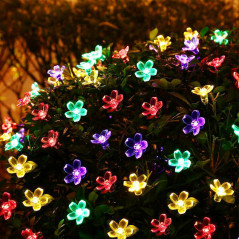 72FT LED Solar String Lights Outdoor Garden Yard Decor Lamp Waterproof Light