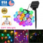 50 LED String Light Garden Path Yard Decor Lamp Outdoor Solar Powered 23 Feet