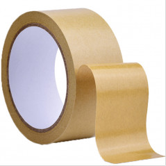 98FT PAPER KRAFT SHIPPING PACKING BOX CARTON SEALING ROLL TAPE WRITABLE BROWN