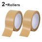 98FT PAPER KRAFT SHIPPING PACKING BOX CARTON SEALING ROLL TAPE WRITABLE BROWN