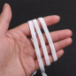 5-10 Yards Elastic 1/4 Inch 6mm Knit for Face Masks WHITE Width Mask Soft