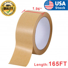 165FTGummed Kraft Paper Tape Bundled Adhesive Sealed Carton Sticker Masking Tape