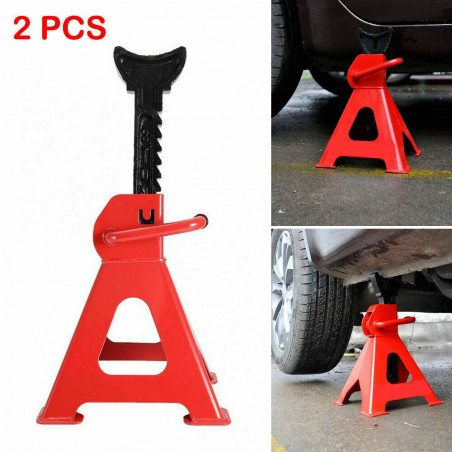 6 Ton Jack Stands Trailer Truck Car Tire Change Repair Lift Tool Adjustable 2PCS