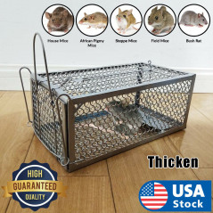 Rodent Animal Mouse Humane Live Trap Hamster Cage Mice Rat Control Catch Bait