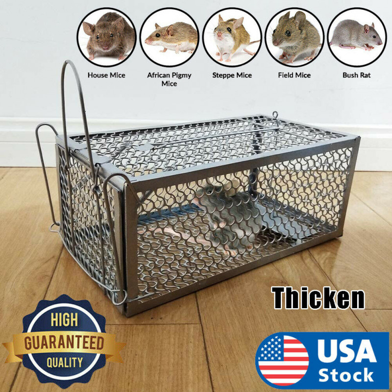 Rodent Animal Mouse Humane Live Trap Hamster Cage Mice Rat Control Catch Bait