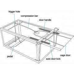 Rodent Animal Mouse Humane Live Trap Hamster Cage Mice Rat Control Catch Bait