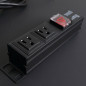 New 6FT 2 Outlets Plug AC Wall Power Strip PDU 15A 120V Single-Phase