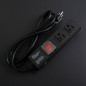 New 6FT 2 Outlets Plug AC Wall Power Strip PDU 15A 120V Single-Phase