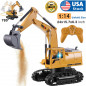 Remote Control Excavator Construction Vehicle Truck Digger RC Car Toy 15 Channel