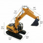 Remote Control Excavator Construction Vehicle Truck Digger RC Car Toy 15 Channel