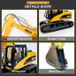 Remote Control Excavator Construction Vehicle Truck Digger RC Car Toy 15 Channel