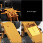 HUINA Remote Control Wheeled Front Loader 6 Channel 2.4Ghz RC Bulldozer Truck