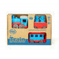 Green Toys Push Along Train Toy BPA Free 100% Recycled Eco Friendly Train, Blue