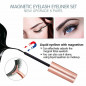 10 Pairs Magnetic Eyelashes Set with Magnet Eyeliner & Tweezer Kit Waterproof