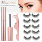 10 Pairs Magnetic Eyelashes Set with Magnet Eyeliner & Tweezer Kit Waterproof