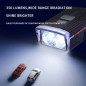 USB Rechargeable LED Bicycle Headlight Bike Head Light Front Rear Lamp Cycling