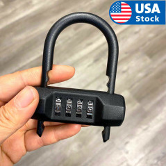 Outdoor 4-Digit Dial Combination Lock Padlock Password Travel School Gym Locker