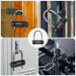 Outdoor 4-Digit Dial Combination Lock Padlock Password Travel School Gym Locker